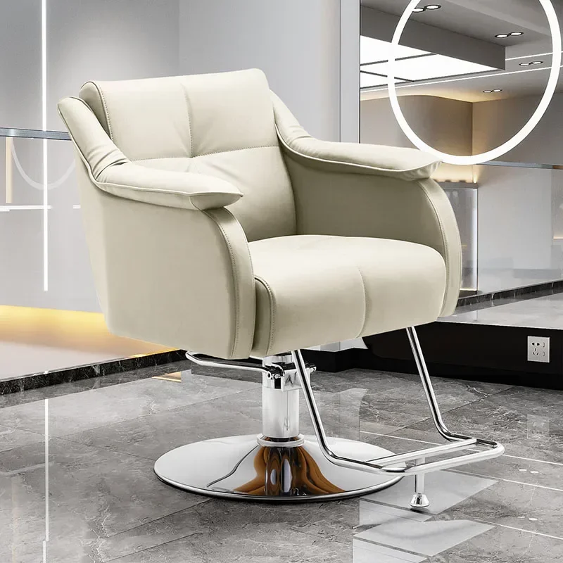 

High Hairdresser Vanity Chair Tattoo Luxury Swivel Facial Beauty Chair Dressing Table Gaming Silla Barberia Salon Furniture