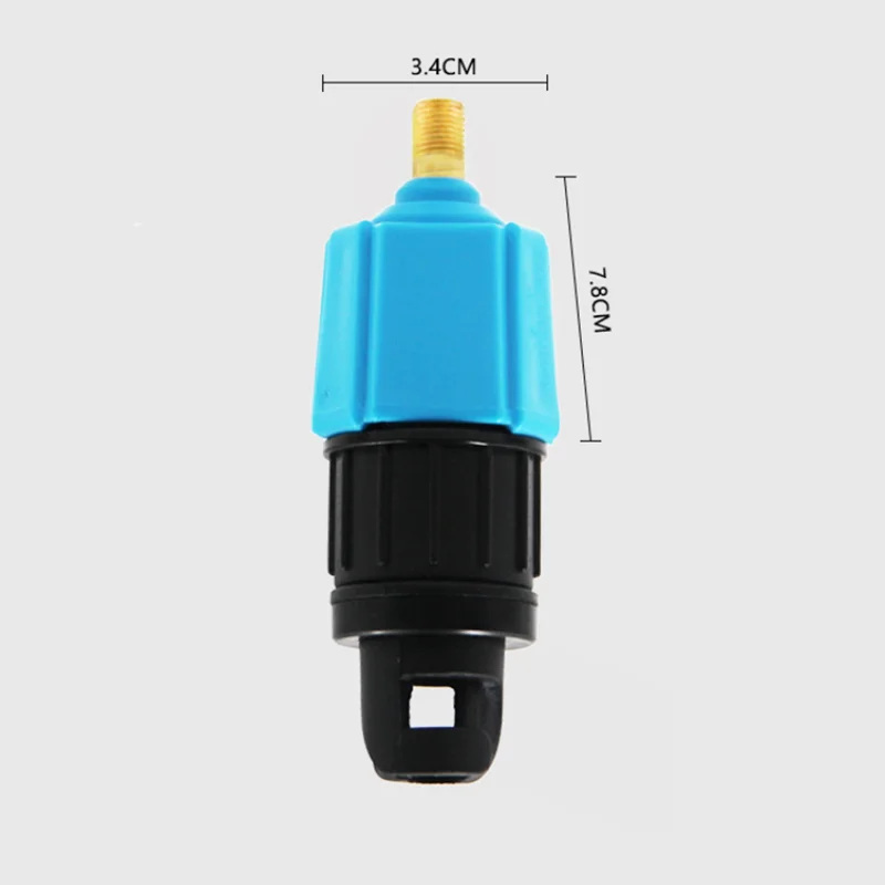 Adaptador de válvula de aire para SUP Paddle, placa de lechada aireada, cabezal convertidor multifuncional, canoa, barco de goma