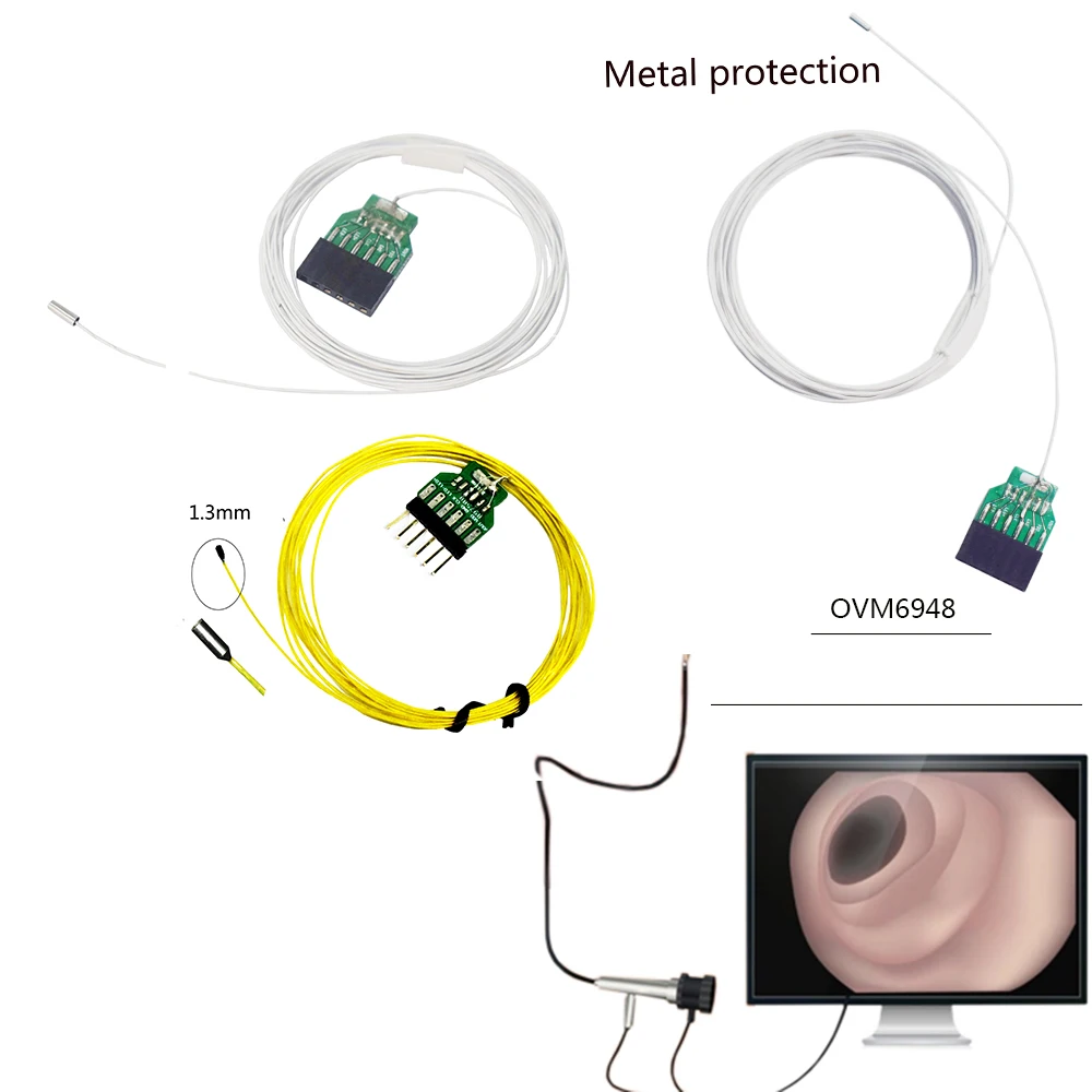 Hot SellerMicro Camera 0.65mm 1mm 1.1mm 1.6mm Endoscope Camera Module For Endoscope Solution Provider ODM OEM OVM6948 3