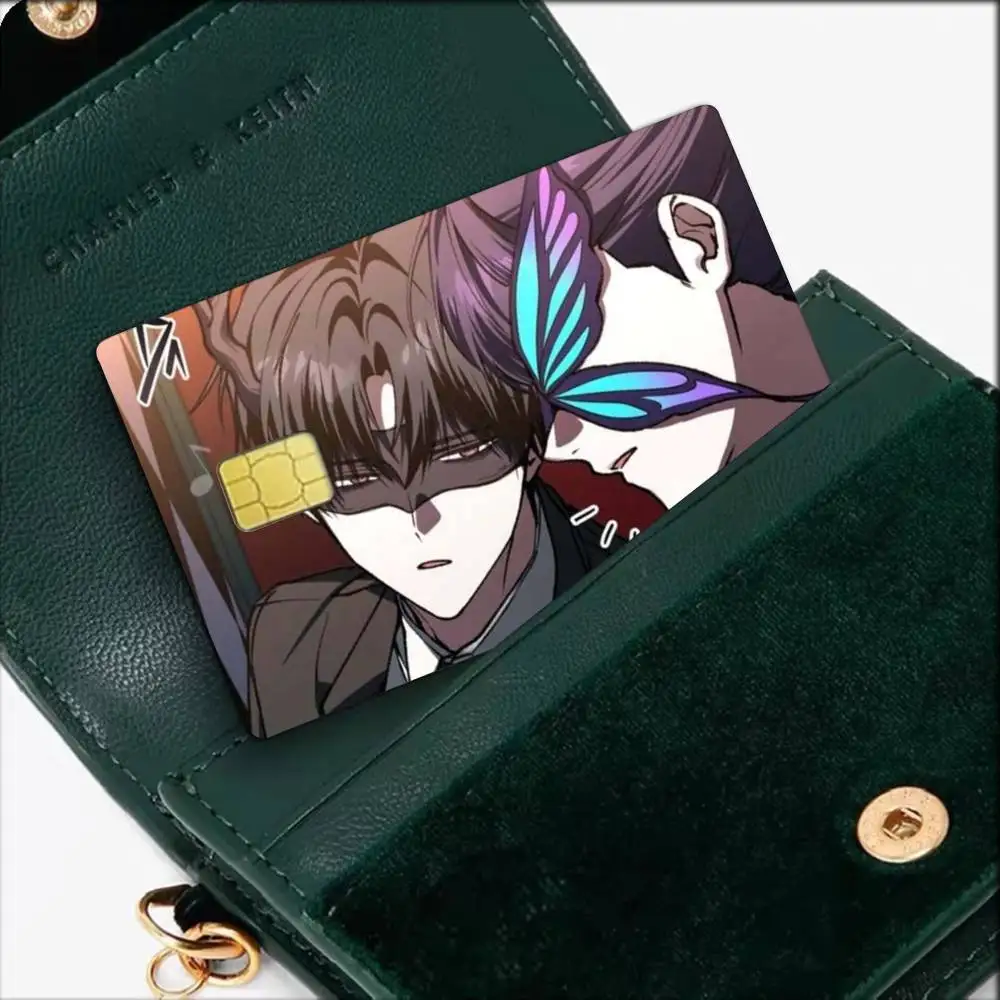 Web Novel KKim SSoleum GSGW Insignia Waterproof Film Skin Cover Credit Card Stickers Debit Front Bank Bus Pass