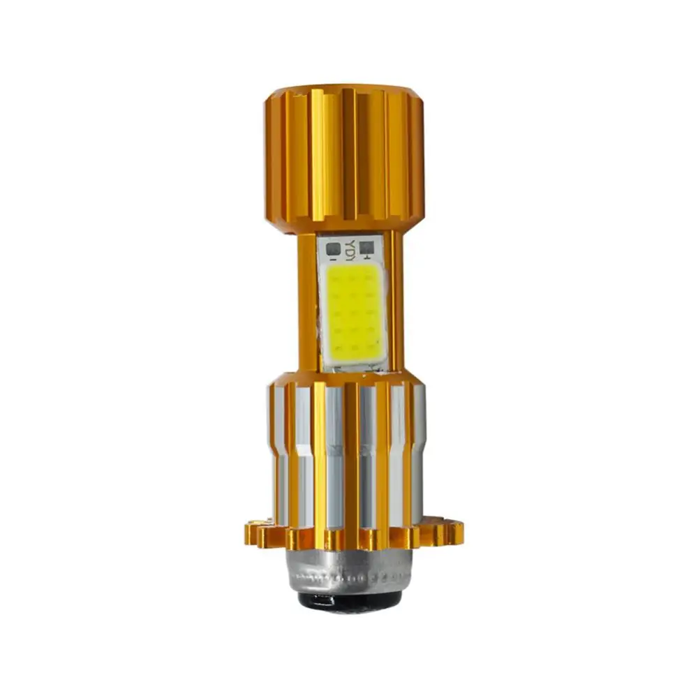 BA20D P15D LED Motorcycle Headlight Bulbs 12V 18W COB Electric Car Headlights Moto LED Scooter Accessories Fog Lamp Whit