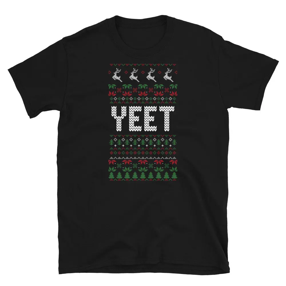 Yeet Ugly Christmas Style Hipster Humor Novelty  T Shirt