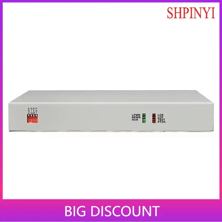 4 Analog Voice FXS/FXO to Fiber Optic Converter With Serial Port Multiplexer RS232 RS422 RS485