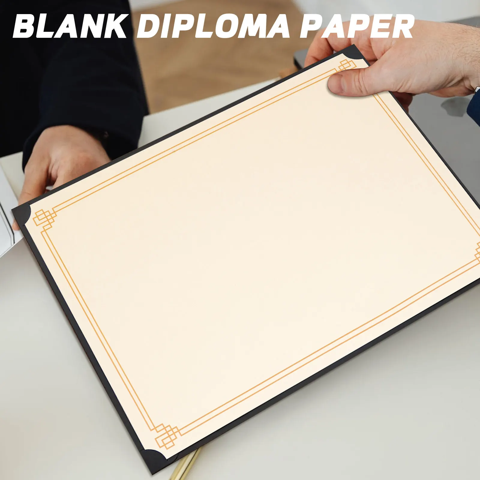 

10Pcs Certificate Paper Writable Printable for School Graduation Diplomas Certificate Paper School Supply