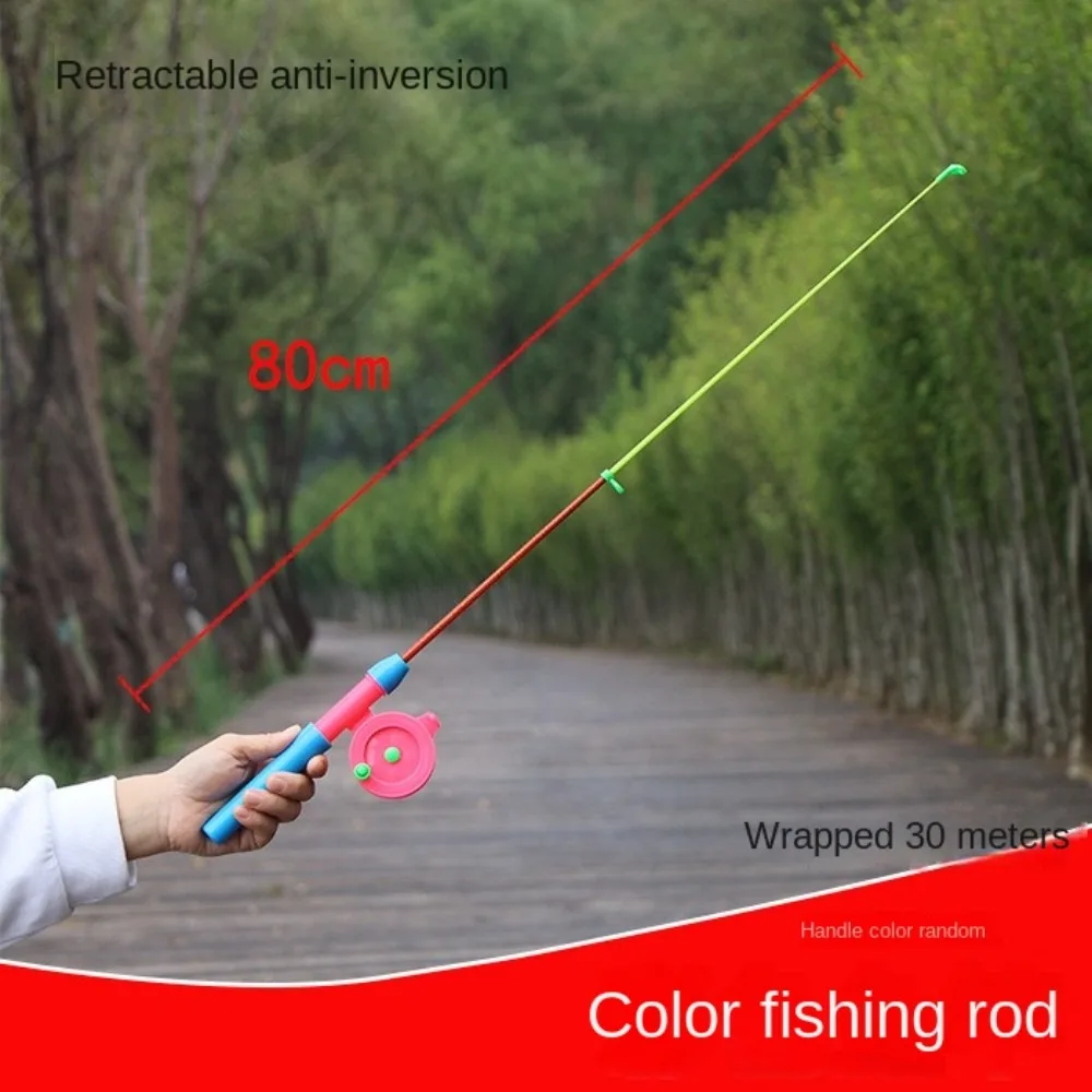 

Retractable Ice Fishing Rods Spinning Children Ice Fishing Pen Pole 35/40/75/80cm Winter Ice Fishing Rod Ice Winter Fishing