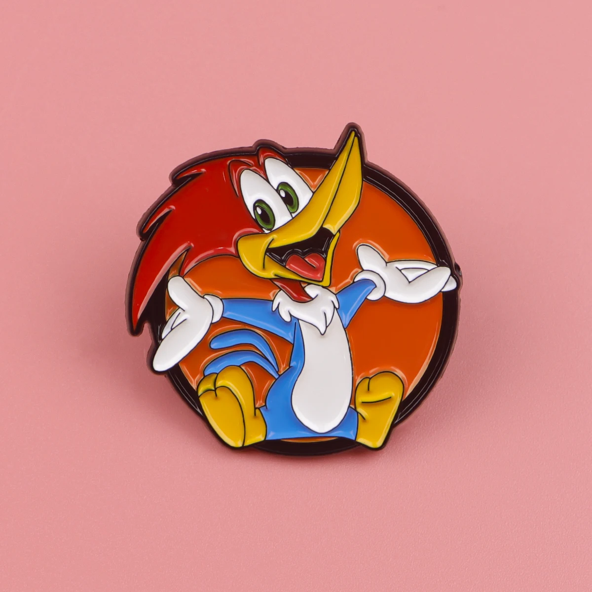 Woodpecker Cartoon Movie Pin Lapel Pins for Backpacks Enamel Pin Jewelry Accessories Brooches Badges for Briefcase Gift