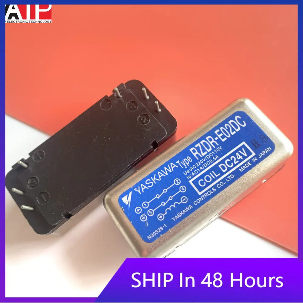 1PCS Original RZDR-E02DC-DC24V RZDR-E02DC-DC100V Relay RZDR-E02DC DC24V DC100V 24V 100V