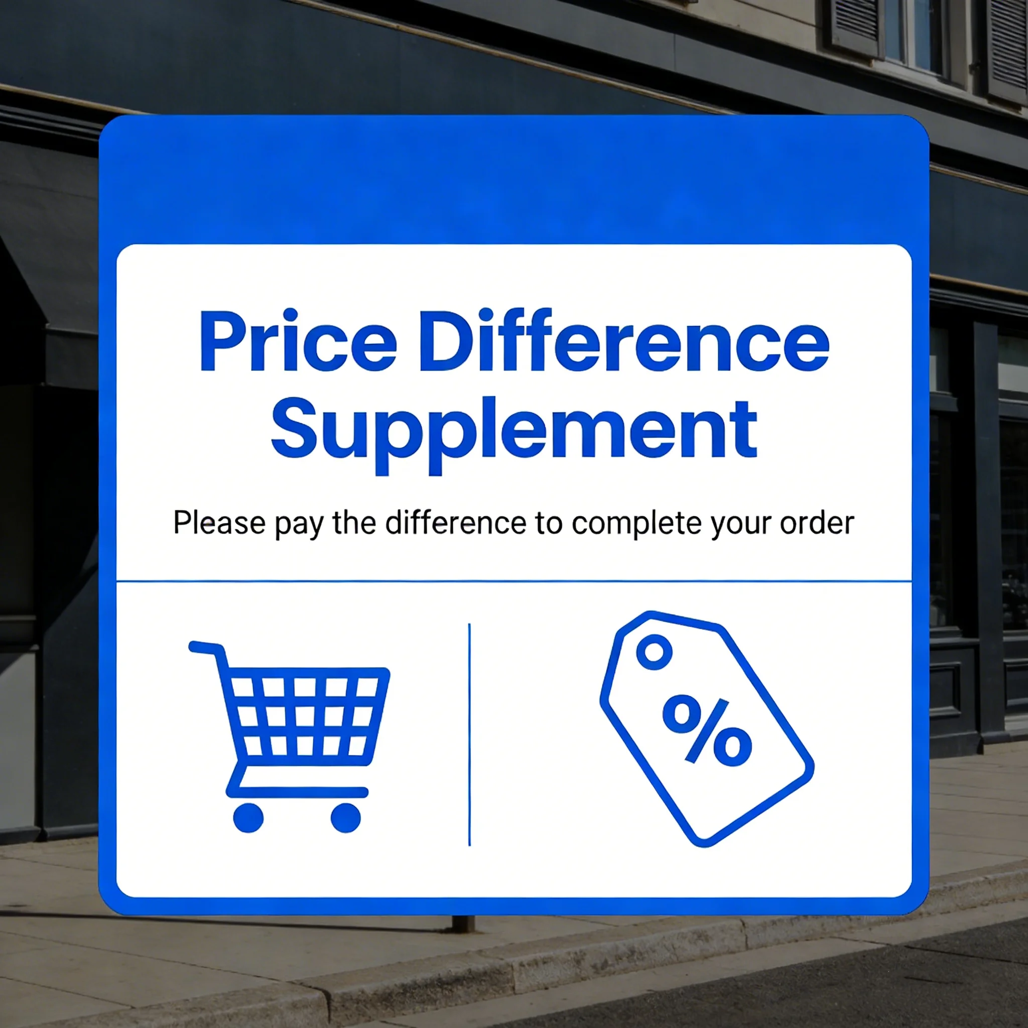 

Special Link for Price Difference Payment