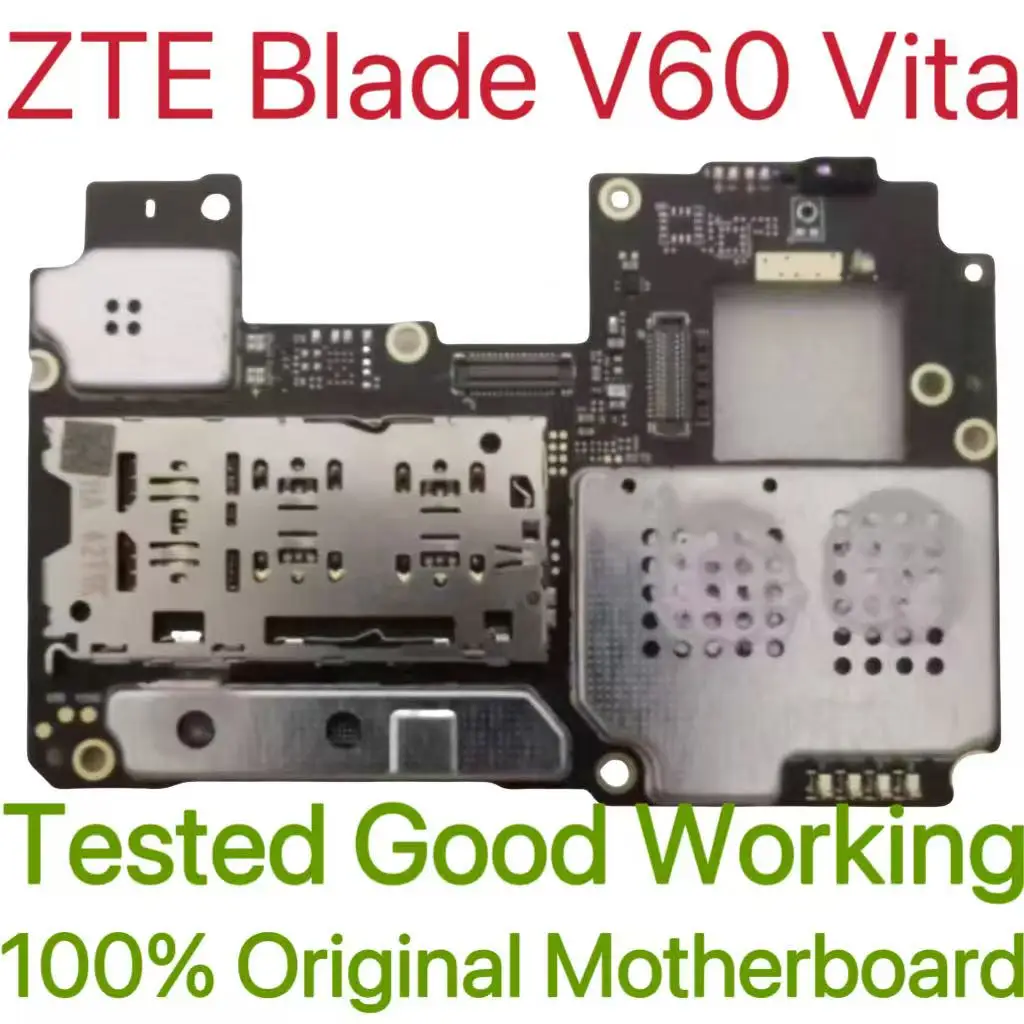 Global Version Original Unlocked Motherboard for ZTE Blade V60 Vita Tested Circuit Plate Main Logic Board for ZTE Blade V60 Vita