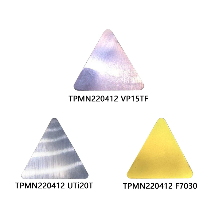 Inserts en carbure d'origine, outil TPMN 110308, 160304, TPMN110304, TPMN110308, TPMN160304, TPMN160308, TPMN220408, TPMN220412, NX2525, UTI20T