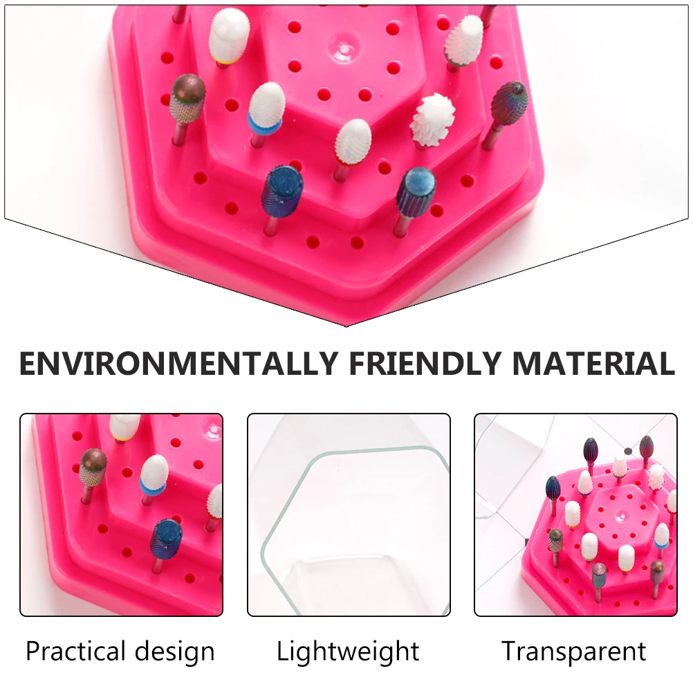 

2 PCS Grinding Head Display Stand Nail Tech Supplies Pedicure Drill for Nails Dust Manicure Multifunction Baby