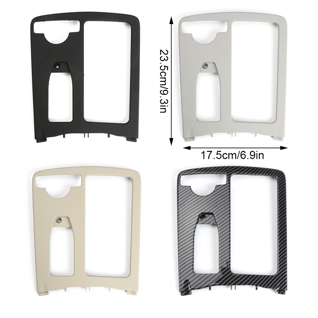 Carro Central Braço Trim, veículo Cup Holder Frame Cover, acessórios modificados, reposição de peças para classe C