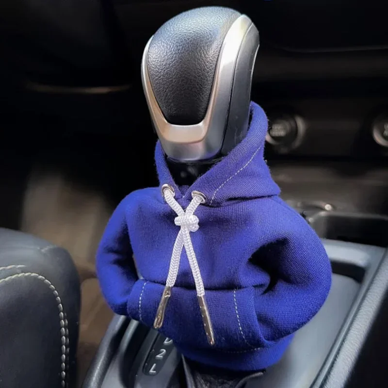 Auto Gear Shift Hoodie Cover Shift Cover Gear Handle Decoration Fits Manual Automatic Universal Car Shift Lever Interior Decor