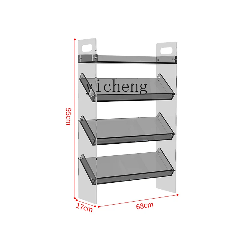 Tqh Light Luxury Acrylic Stitching Floor Shoe Rack Modern Minimalist Multi-Functional Indoor Storage Cabinet