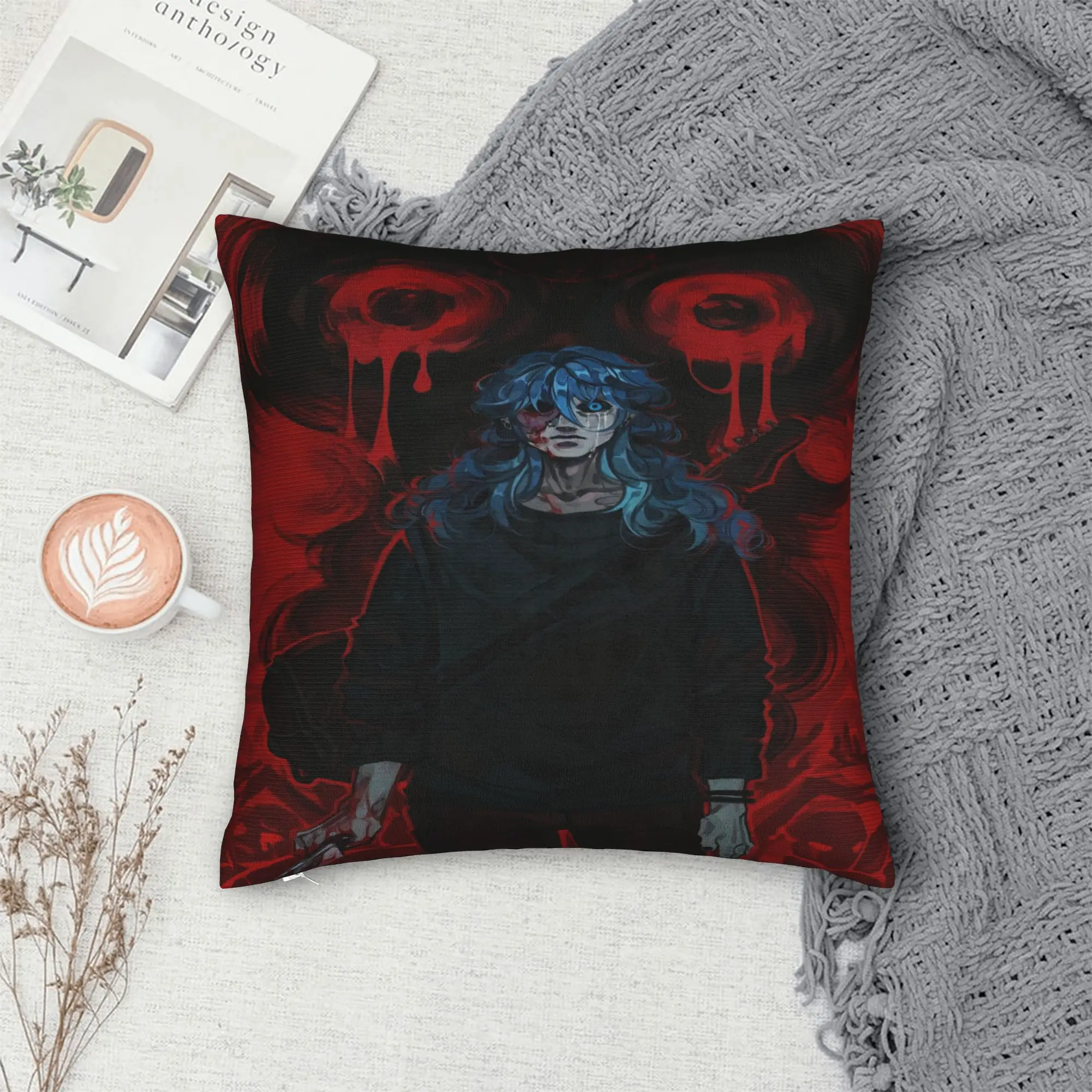Sally Face Sal Fisher Pillow Case  Graphic Pillow Cover For Chair Sofa Home Decor Funny Pillowcases