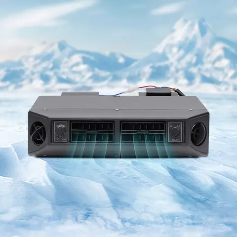 A/C Air Conditioning Evaporator Kit 12V 30W 7.6A Universal Under Dash AC Evaporator Underdash Heating Cooling Unit 600 CFM 6 best sales air conditioner kit - №2