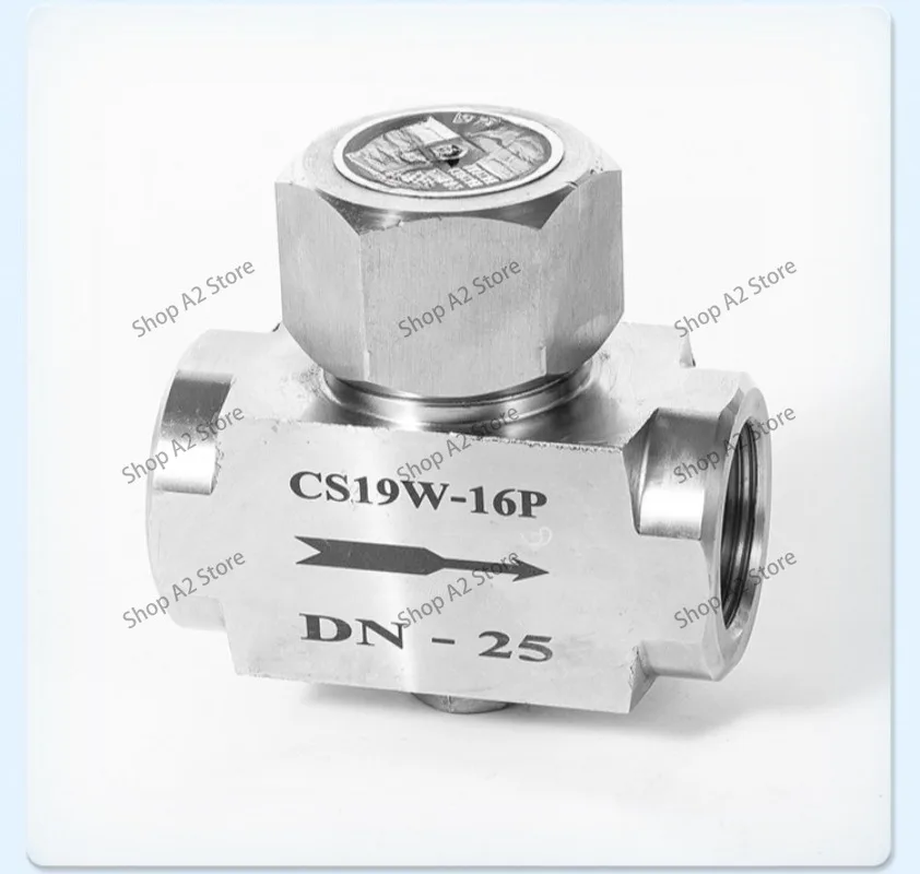 304 stainless steel wire buckle Y type water trap CS19H-16P thickened high temperature resistant steam inner wire valve dn25 50