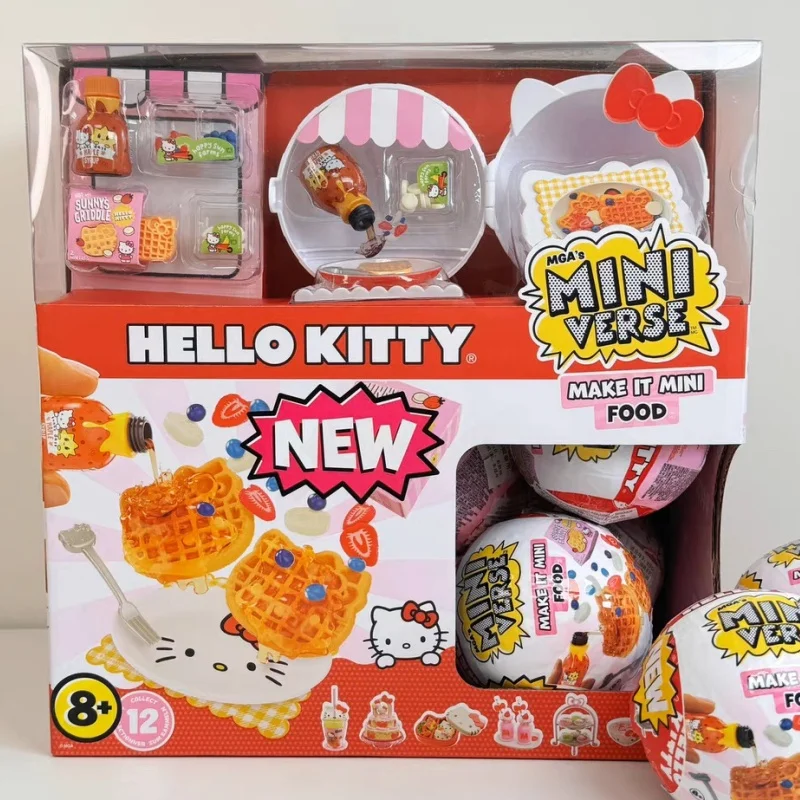 

Miniverse X Hello Kitty Series слепая коробка 2024, хит продаж, Mga Hello Kitty, модная игра, украшение Mystery Box, детские игрушки, подарок на день рождения