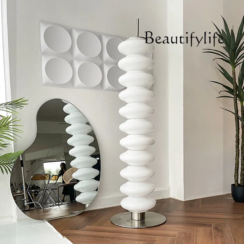 Postmodern gourd floor lamp living room cream wind design advanced sense