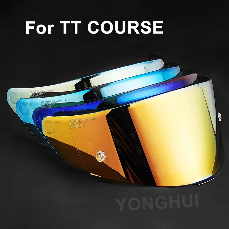 

For TT Course Motorcycle Helmet Full Face Helmet Visor Shield LensTTC VESC-8 Revo Capacete MotorcycleAccessories Windshield