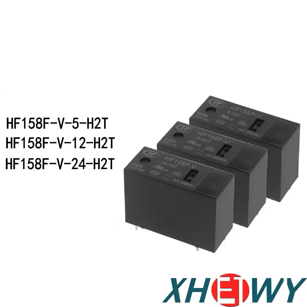 

HF158F-V-5-H2T HF158F-V-12-H2T HF158F-V-24-H2T Hongfa Relay HF158F-V 5-H2T 12-H2T 24-H2T HF158F 10A 300VDC