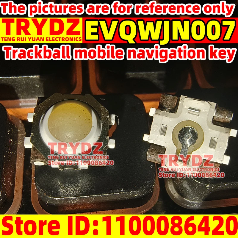 5-1pcs Original New EVQWJN007 Multi directional multifunctional rolling ball switch with mobile navigation keys