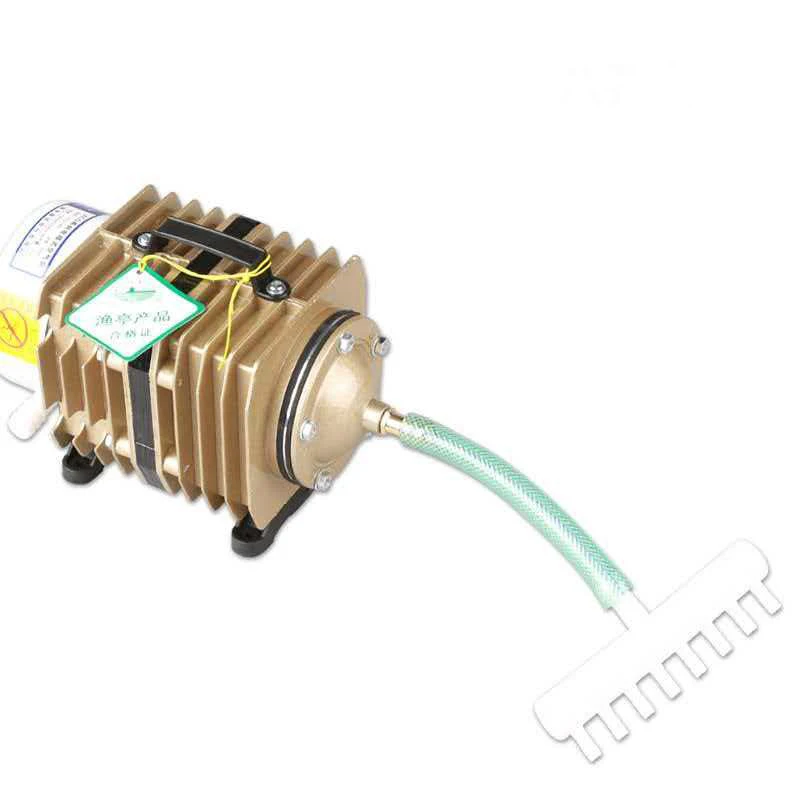ACO-005 80W Electromagnetic Air Compressor 70L/min Aquarium Fish Tank Oxygen Pond Air Pump Aerator High Quality Oxygen pump EU