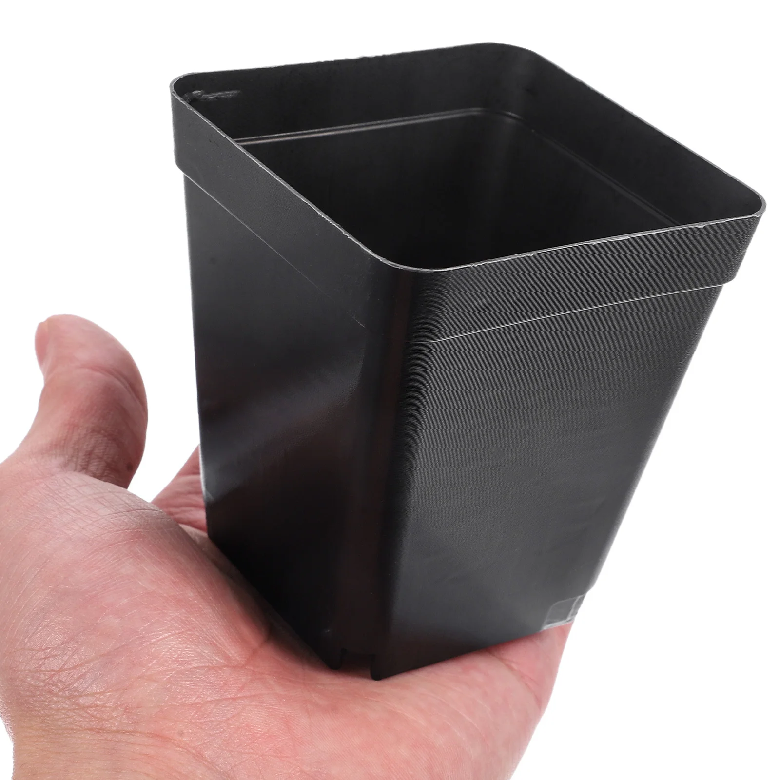 

50Pcs Plastic Nursery Pots for Plants Flowerpots with Drainage Holes Lightweight Solid Color Garden Flower Pot Indoor Outdoor