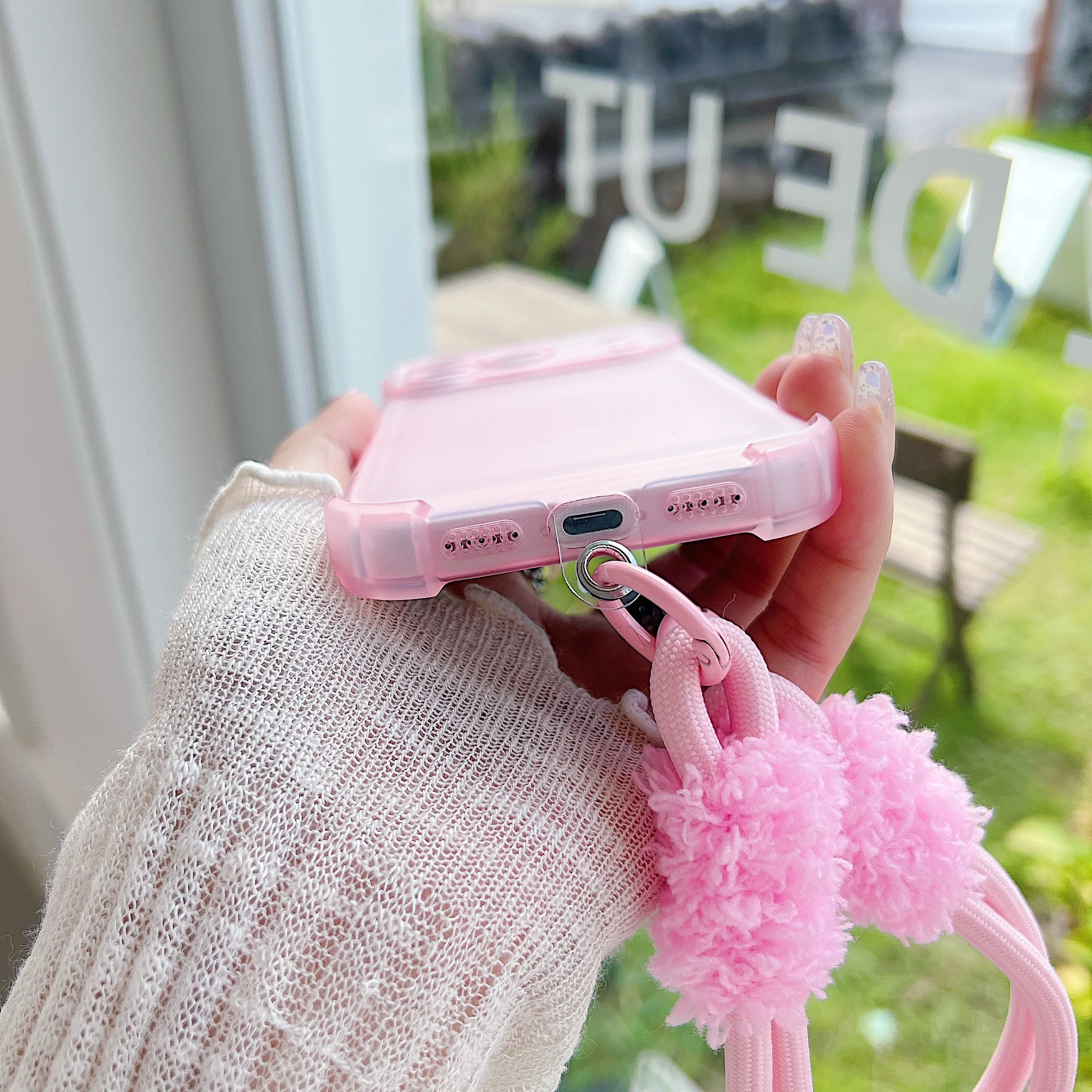 Ultra-Thin Matte Silicone iPhone Case (11-17 Pro) - usage example