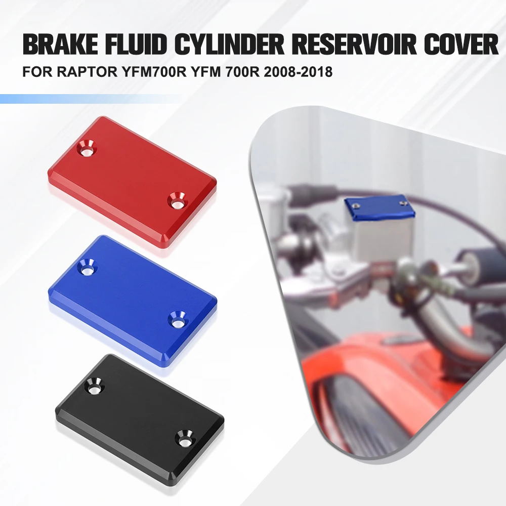 

Motorcycle Front CNC Brake Clutch Fluid Reservoir Cover Caps For Yamaha RAPTOR 700R 125 250 GRIZZLY 700 550 YFZ450R KODIAK 700