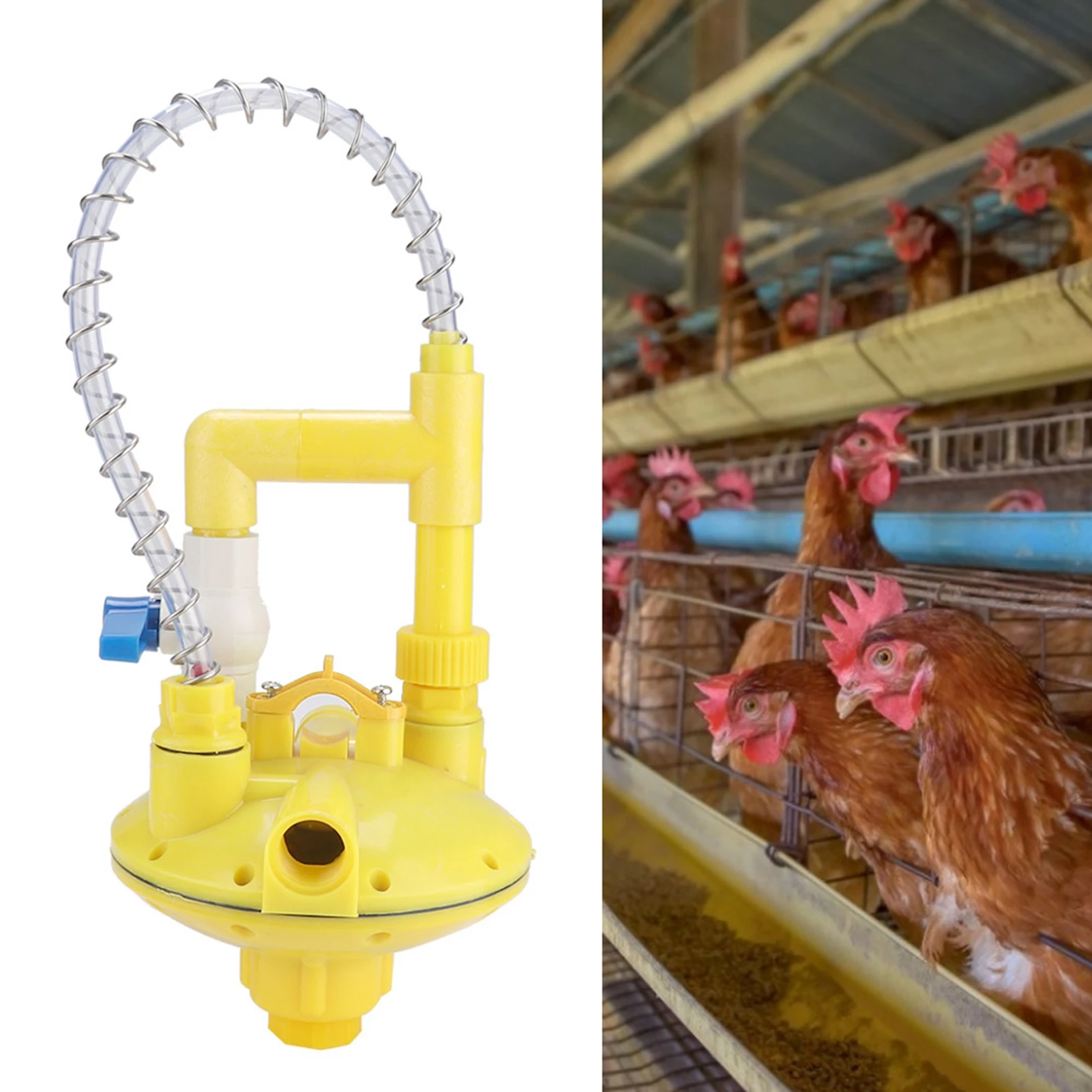 

F2 Automatic Drinker Water Line Pressure Reducer Regulator Chicken Raising Equipment Reducing Valve Waterline Accessories