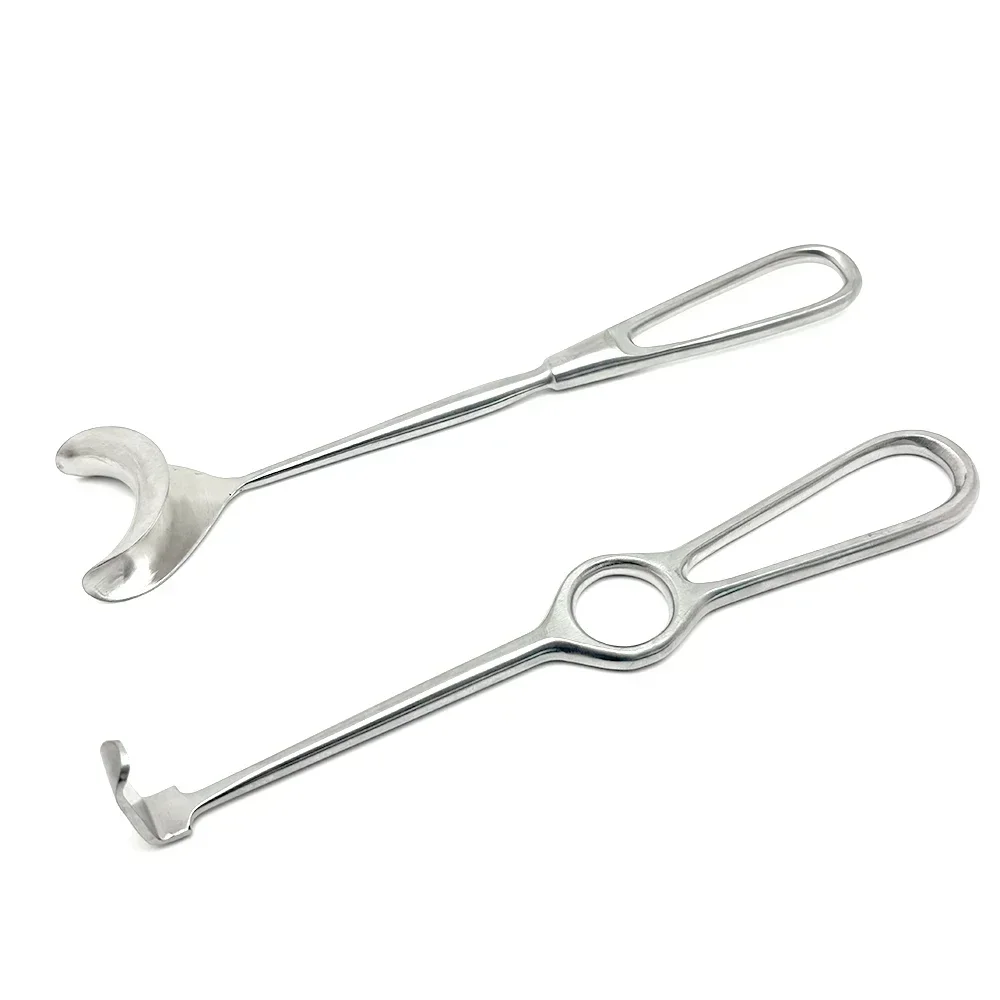 

Dental Implant Tool Maxillofacial Soft Tissue Retractor Long Upper and Lower Bends Stainless Steel Dental Surgical Instruments