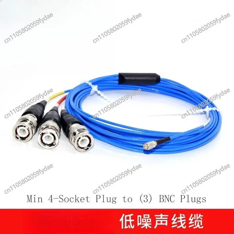 PCB010G Triaxial Accelerometer Cable PCB356A Series Triaxial Cable 1/4-28 UNF To BNC