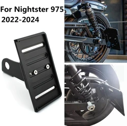 For Harley Nightster 975 RH975 2022-UP Motorcycle Swingarm License Plate Holder Motorbike Left Side Mount Number Plate Bracket