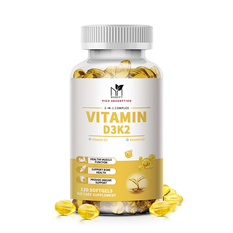 

Lukare 120 шт. органические капсулы с витамином D3K2, добавка с витамином для взрослых, поддержка иммунитетных костей, зубов и сердечно-сосудистой энергии