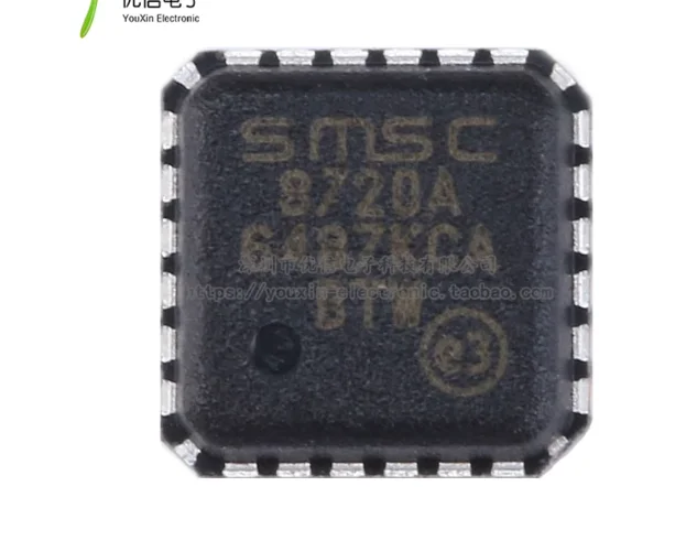 12PCS New original LAN8720A-CP-TR 8720A QFN24 Electronic Component