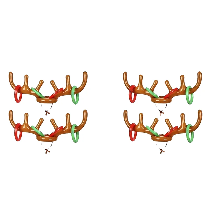 

ABUM-оленьи рога шляпа кольцо игра детский подарок Рождественская семейная игра новогоднее украшение