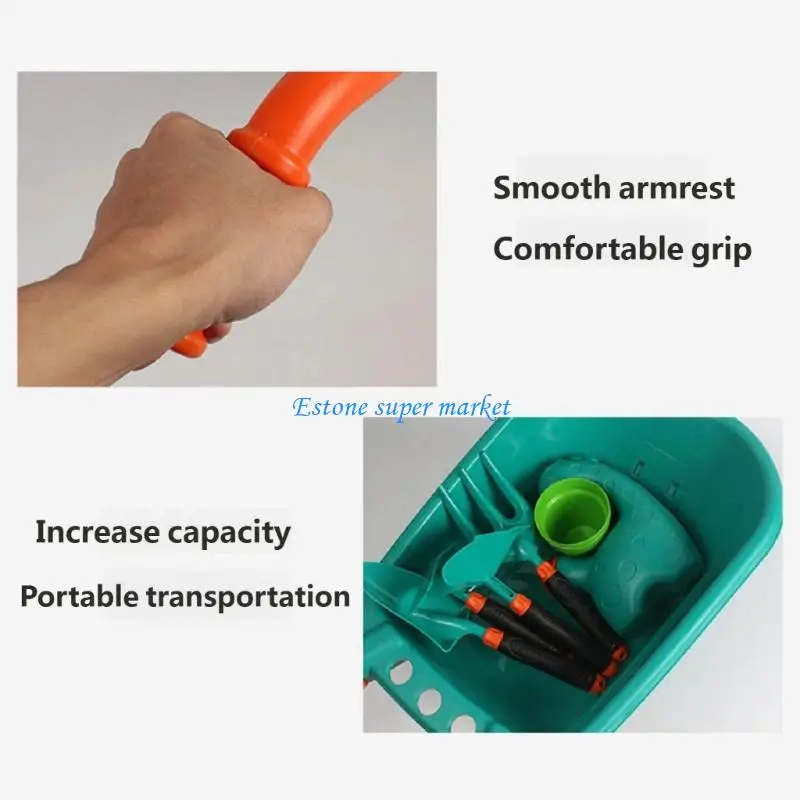 

090B Kids Gardening Tool Set for Beach Park Outdoor Adventures Promoting Creativity