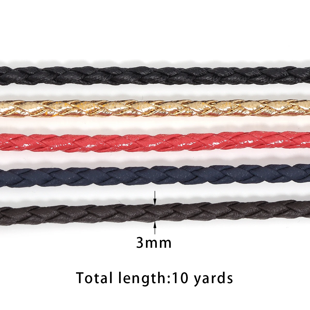 Cordon en cuir véritable tress - Leatherwork Diy avis et prix