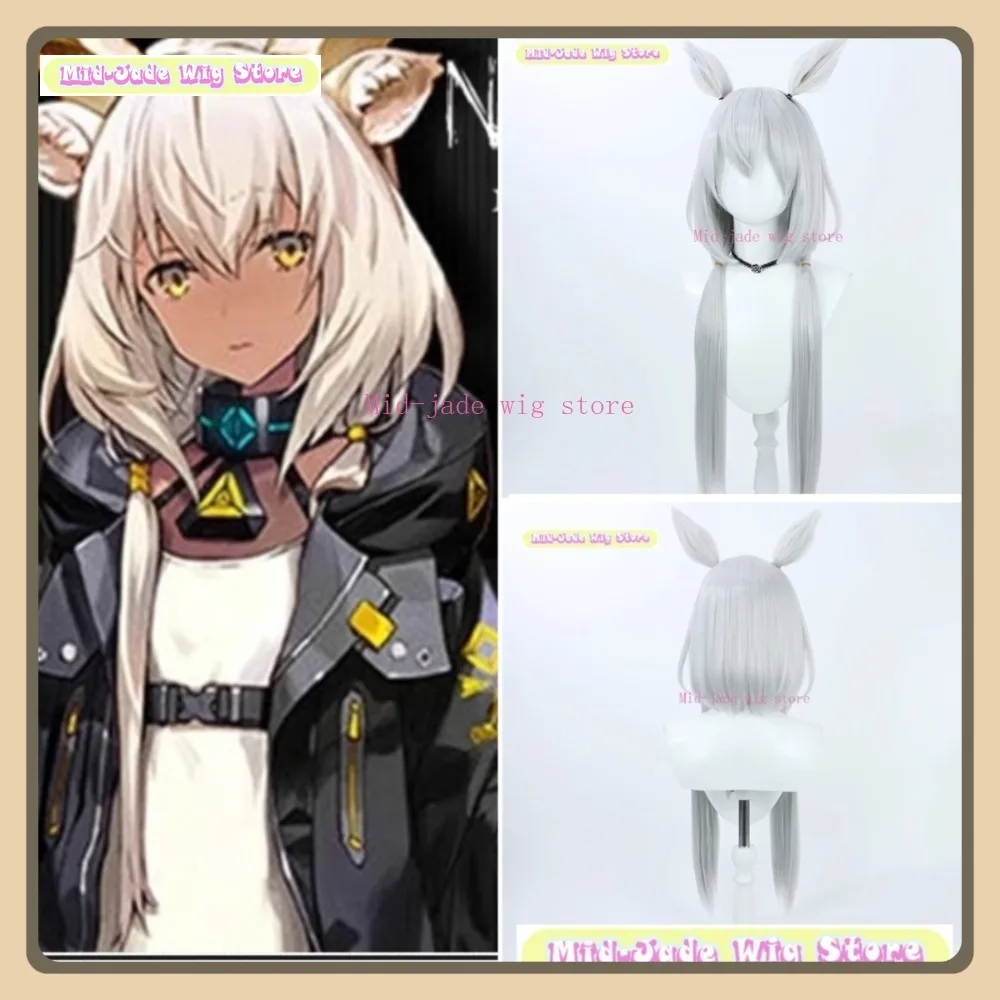 Mid-Jade Perücke Store Arknights Beeswax Cosplay Perücke Anime Spiel Rollenspiel Halloween Party Synthetische Perücke