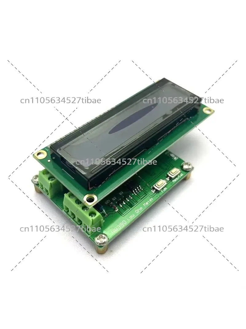 HR390 High Precision Milliohm Meter Low Resistance and Capacitance Tester 0.001120 10pF20000uF Test Meter