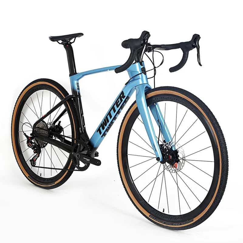 Twitter Carbon Gravel Bike 700X40C Bicycle Off-Road Bicycle 12/22 Speed Disc Brake Road Racing Bike For Urban Riding