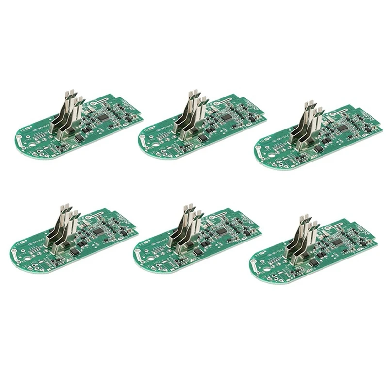 6Pcs 21.6V Li-Ion Battery Protection Board PCB Board Replacement For Dyson V8 Vacuum Cleaner Circuit Boards