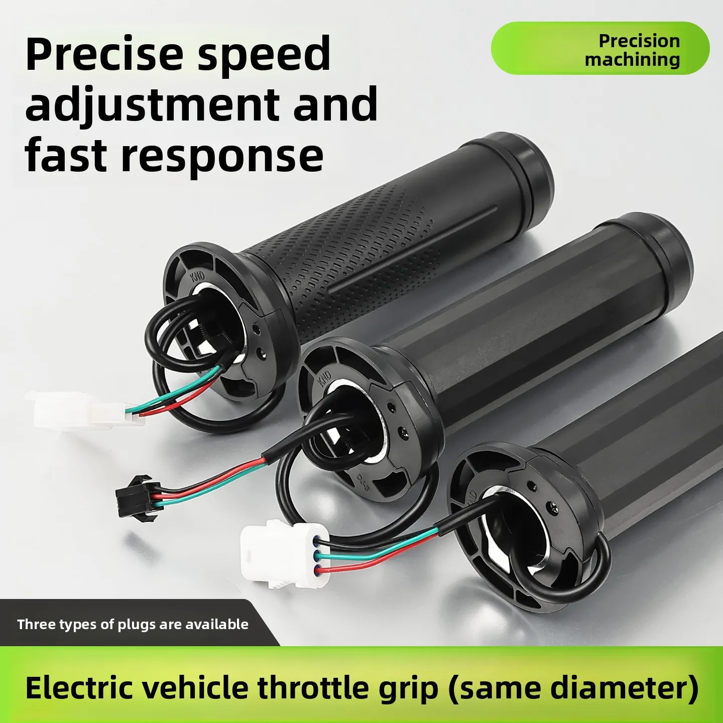 

Electric vehicle throttle speed controller, equal-diameter shift lever fueling handle, universal waterproof handle cover.