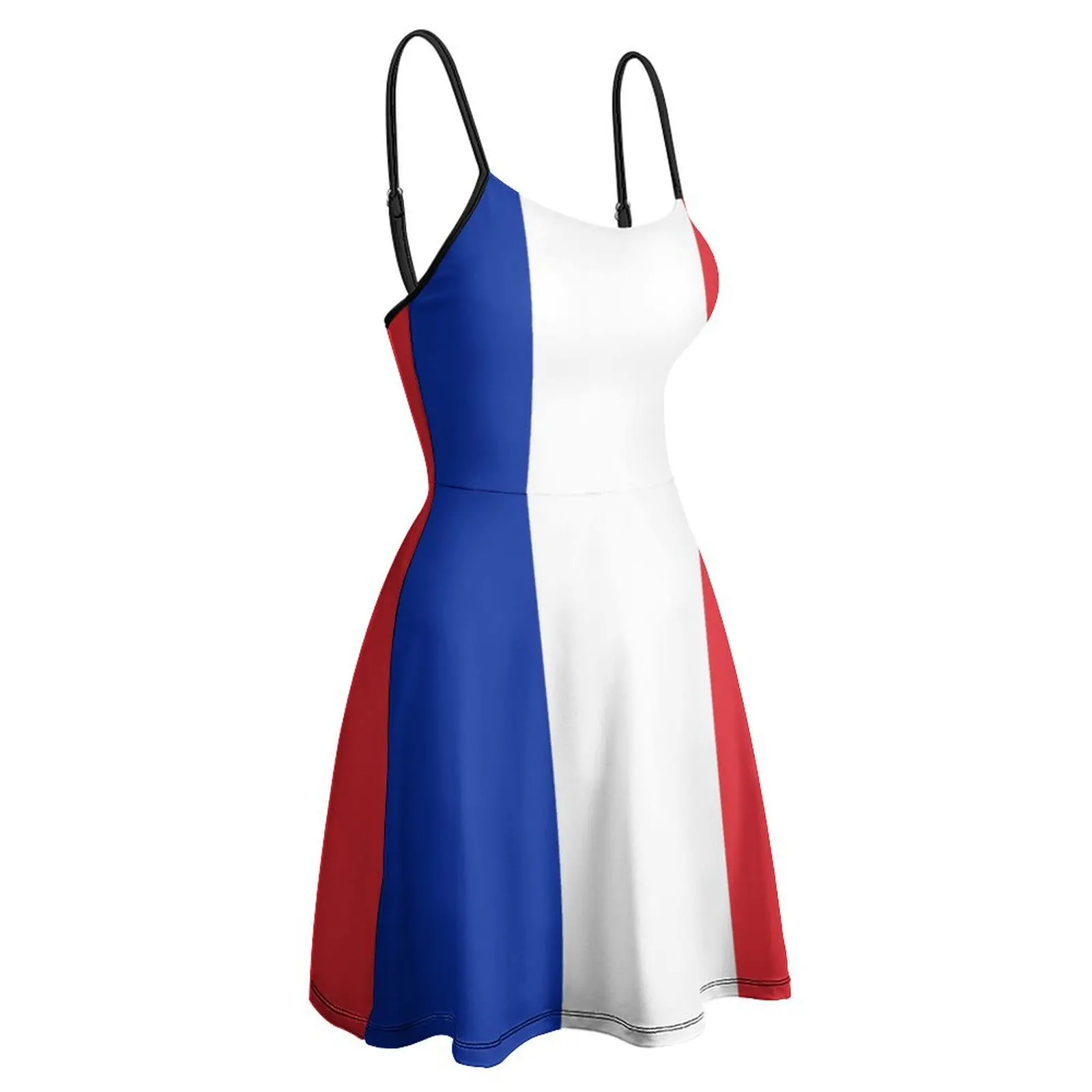 علم فرنسا الغريب العلم الفرنسي المرأة فستان بكتافة مضحك نكتة عطلة فستان المرأة فستان مضحك
