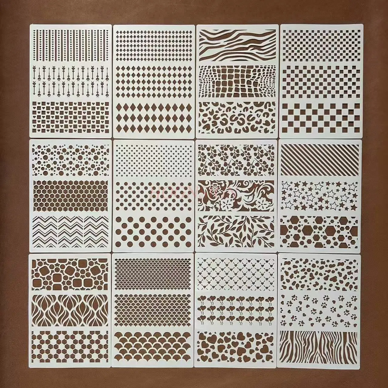 

1 шт., ретро-узор, художественный узор, полая рамка для рисования распылением, вспомогательная форма для граффити, шаблон для настенной живописи, линейка