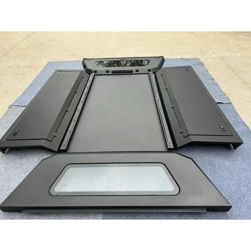 Lockable Steel Camper Shell Fit Ized Supported Truck Caps Waterproof Bed Topper For Maverick 2