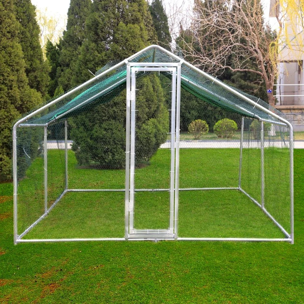 China  Factory Manufacturer Wholesaler  Cheap Outdoor Galvanized Commercial Chicken Coop Run for Agriculture Field