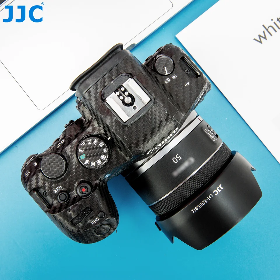 JJC ES-65B リバーシブルレンズフード Canon RF 50mm F1.8 STM レンズ