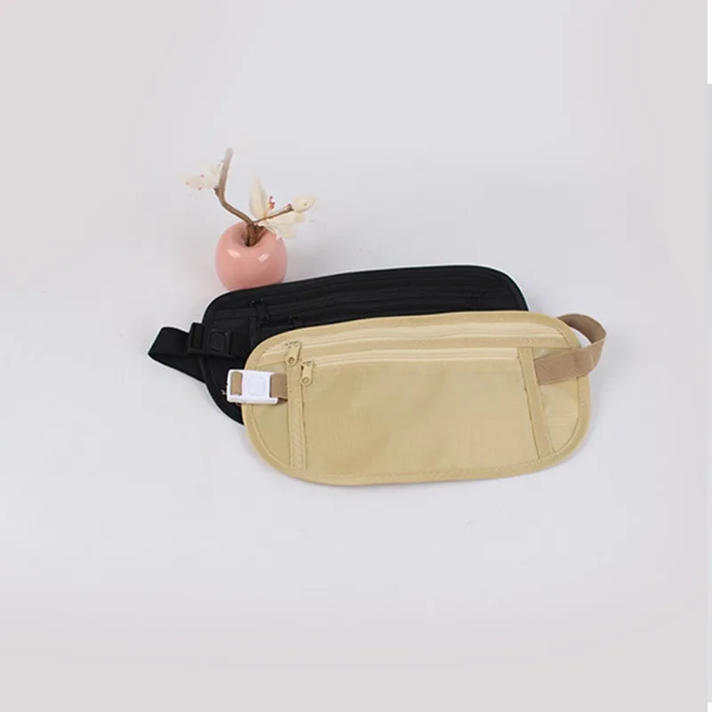 1PC Multi-functional ultra-thin travel mobile phone bag outdoor fit sports fanny pack anti-theft invisible running belt bag